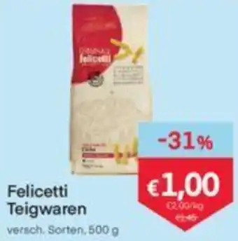 MPreis Felicetti Teigwaren 500 g Angebot