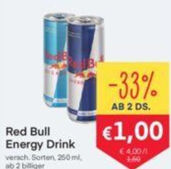 MPreis Red Bull Energy Drink 250 ml Angebot
