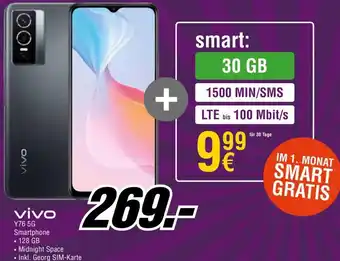 Media Markt Vivo Y76 5G Smartphone 128 GB Angebot