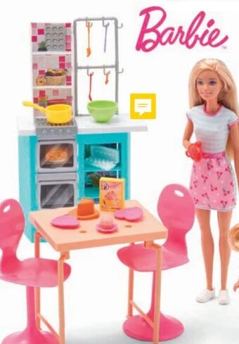 Barbie-puppen schwestern backen