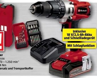 Bauhaus Akku-schlagbohrschrauber set te-cd 18/2 li-i +22 Angebot