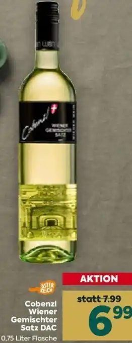 Billa Cobenzl Wiener Gemischter Satz DAC 0,75 Liter Angebot