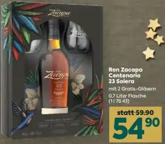 Billa Ron Zacapa Centenario 23 Solera 0,7 Liter Angebot