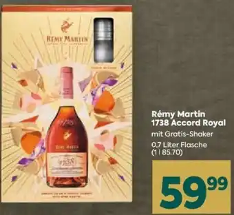 Billa Rémy Martin 1738 Accord Royal 0,7 Liter Angebot