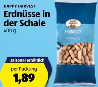 Hofer Happy Harvest Erdnüsse in der Schale Angebot