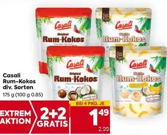 Billa Casali Rum-Kokos 175 g Angebot