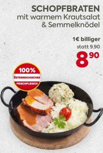 Billa Schopfbraten Angebot