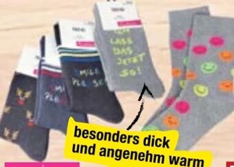 Maximarkt Damen homesocks smiley socken Angebot