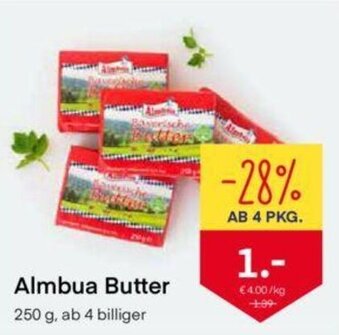 MPreis Almbua Butter 250g Angebot