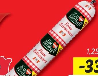 Lidl Feine extrawurst Angebot