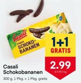 MPreis Casali Schokobananen 300g Angebot