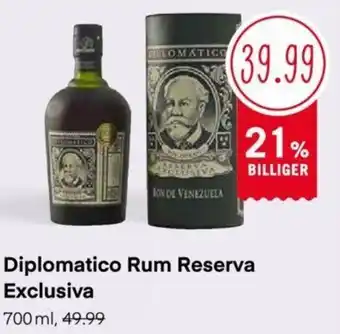 MPreis Diplomatico Rum reserva Exclusiva 700ml Angebot