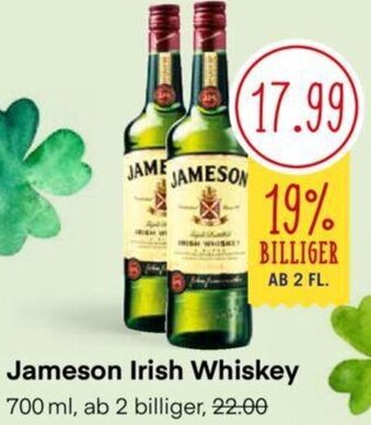 MPreis Jameson Irish Whiskey 700ml Angebot