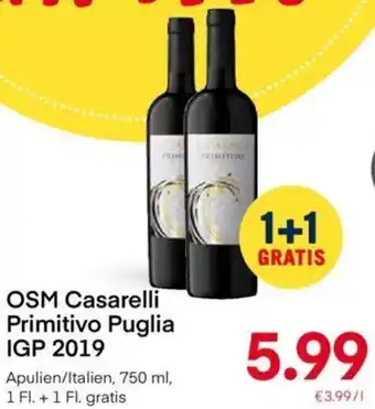 MPreis Osm Casarelli Primitivo Puglia IGP 2019 Angebot