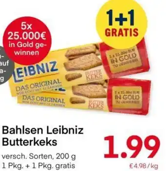 MPreis Bahlsen Leibniz Butterkeks 200g Angebot
