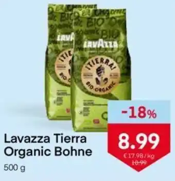 MPreis Lavazza Tierra Organic Bohne 500g Angebot