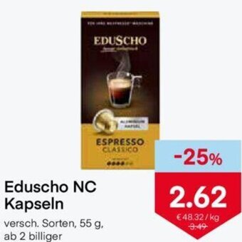 MPreis Eduscho NC Kapseln 55 g Angebot