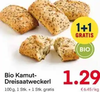 MPreis Bio Kamut-Dreisaatweckerl 100 g Angebot