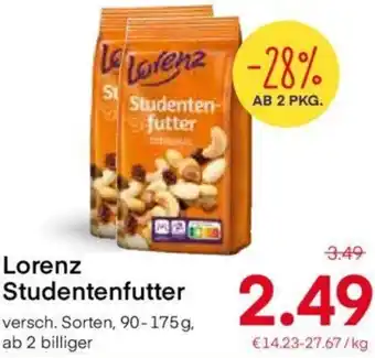 MPreis Lorenz Studentenfutter 90-175 g Angebot