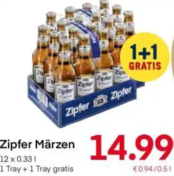 MPreis Zipfer Märzen 12 x 0.33 L Angebot