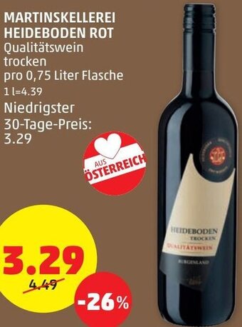 PENNY Martinskellerei Heideboden Rot Angebot