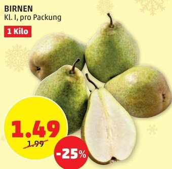 PENNY Birnen 1 kilo Angebot