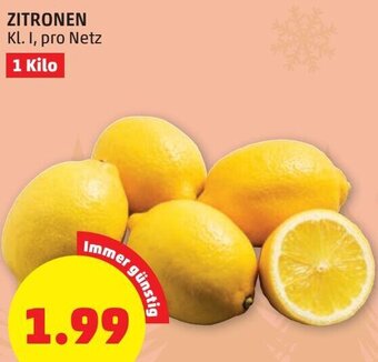 PENNY Zitronen 1 kilo Angebot