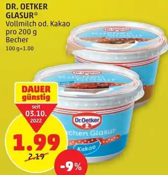 PENNY Dr. Oetker Glasur 200 g Angebot