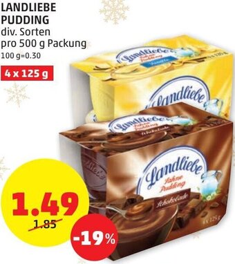 PENNY Landliebe Pudding 500 g Angebot