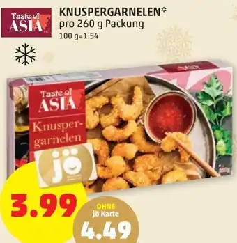 PENNY Taste of Asia Knuspergarnelen 260 g Angebot