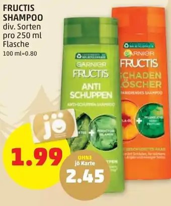 PENNY Fructis Shampoo 250 ml Angebot