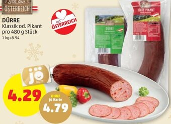 PENNY Durre 480 g Angebot