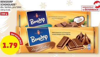 PENNY Bensdorp Schokolade 300 g Angebot