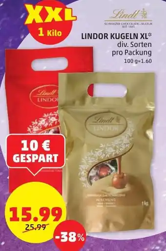 PENNY Lindor Kugeln XL Angebot