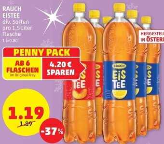 PENNY Rauch Eistee 1,5 Liter Angebot