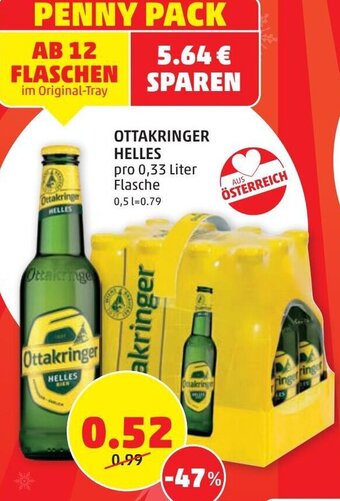 PENNY Ottakringer Helles 0,33 Liter Angebot