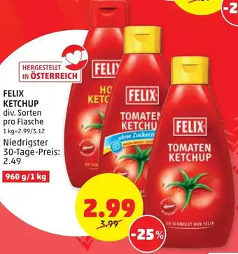 PENNY Felix Ketchup 960 g Angebot