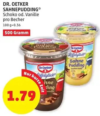 PENNY Dr.Oetker Sahnepudding 500 Gramm Angebot