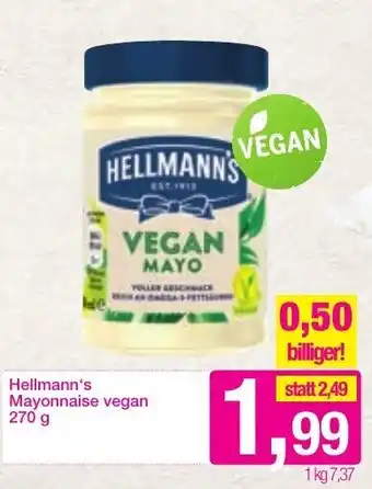 Sutterlüty Hellman's Mayonnaise Vegan 270g Angebot