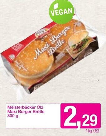 Sutterlüty Meisterbäcker Ölz Maxi Burger Brötle 300 g Angebot