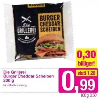 Sutterlüty Die Grillerie Burger Cheddar Scheiben 200g Angebot
