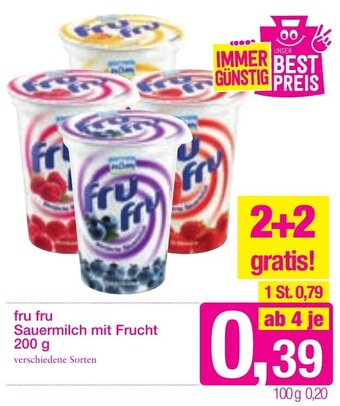 Sutterlüty Fru Fru Sauermilch Mit Frucht 200g Angebot