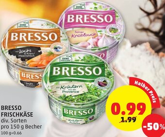 PENNY Bresso Frischkäse 150g Angebot