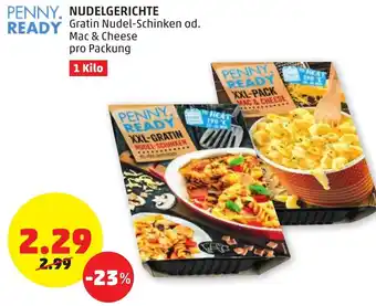 PENNY Penny Ready Nudelgerichte 1Kilo Angebot