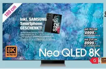 Red Zac Neo qled 8k tv 75qn900b Angebot