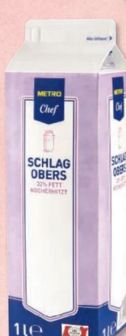 Metro Schlagobers Angebot