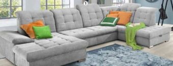 Polstermöbel Fischer Wohnlandschaft stoff Angebot