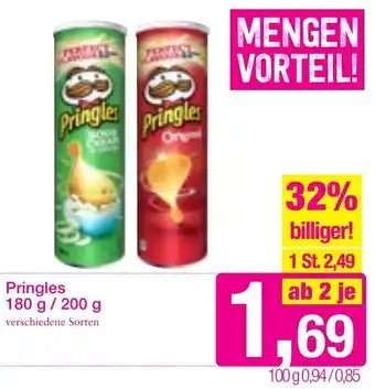 Sutterlüty Pringles 180G/200g Angebot