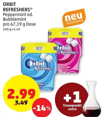 PENNY Orbit Refreshers 67,19g Dose Angebot