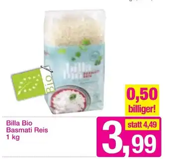 Sutterlüty Billa Bio Basmati Reis 1 kg Angebot